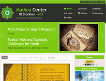 Tablet Screenshot of madinacenter.org